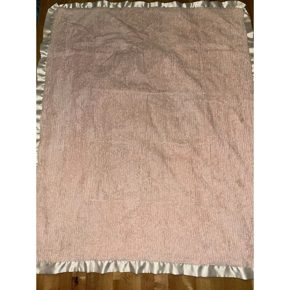 Baby Girl Pink Patchwork Butterfly Quilt 44x36 Inches